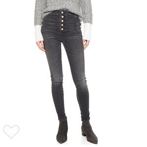 J. Brand Natasha Anthracite Super High Rise Jeans